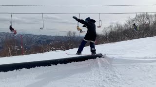 IWATAKE PARK DAY - HAKUBA JAPAN SNOWBOARDING