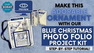 Blue Christmas Photo Folio Preview