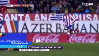 Atletico Madrid 2- 3 Barcelona # All Goals  coupe 2015