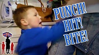 Boy Hits \u0026 Swears at Mom Over a Sandwich | Supernanny