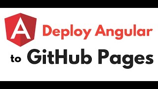 Deploy angular application using GitHub Pages