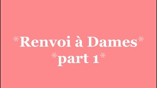 Jeux de Dames- Draughts- Renvoi à Dames part 1- vidéo # 20