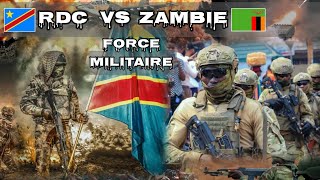 RDC vs ZAMBIE Comparaison Force Militaire En 2023