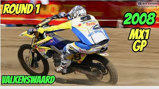 2008 MX1 GP MOTOCROSS from VALKENSWAARD - ROUND 1 MXGP