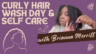 Curly Hair Wash Day,  Silk Press & Dermaplaning Facial