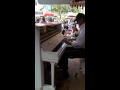 The Entertainer in Disneyland, piano on corner of Main Street