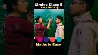 Circles Class 9 | Class 9 Maths Chapter 9 Circles #shorts #youtubeshorts #trend #fun #shortfeed