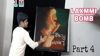 Laxmmi Bomb poster drawing | Laxmmi bomb official Trailer  | Akshay Kumar | Kiara Adwani/laxmmi bomb