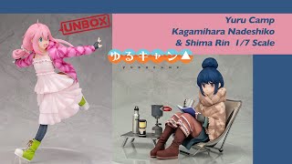 You need this camping couple | Yuru Camp Kagamihara Nadeshiko \u0026 Shima Rin 1/7 scale figure unboxing