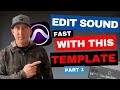 How to build a template for post sound in Pro-Tools Part 1