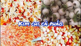 CÁCH LÀM KIM CHI CÀ PHÁO.. Ôi Cha Mẹ Ơi Nó Ngon Không Thể Tả ( ăn kèm các món nướng, luộc ) //15