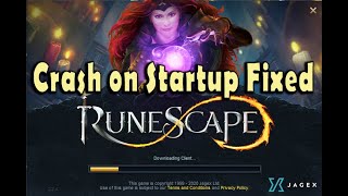 Runescape Crash on Startup fixed - Runescape error, glitch and delay fixed
