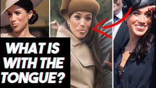 Meghan Markle Sticking Her Tongue Out What Is With That Tongue?