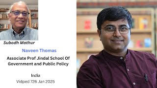 Naveen Thomas India Assoc Prof Jindal School Public Policy Vidped 726 January 2025