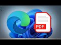 Fix Microsoft Edge Won't Open PDF Files in Windows 11 | How To Solve can't open pdf with Edge ✅