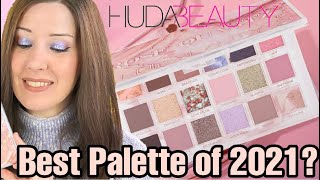 HUDA BEAUTY ROSE QUARTZ PALETTE REVIEW, COMPARISONS \u0026 3 LOOKS!