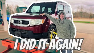 I Bought Another JUNKED Honda Element!