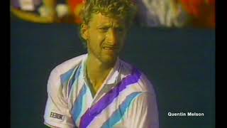 Miloslav Mečíř Defeats Ivan Lendl to Win Lipton International Players Championships (March 9, 1987)