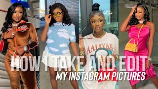 HOW I TAKE & EDIT TF OUT MY INSTAGRAM PICTURES | TAKING PICTURE ALONE 2021 | ASHLEY DIOR