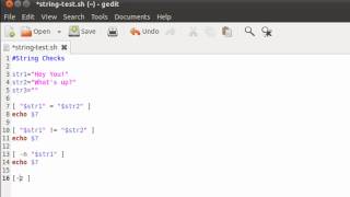 Shell Scripting Tutorial-33: Run Checks On Strings