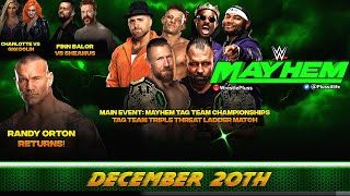 TRIPLE THREAT TAG LADDER MATCH, BALOR VS SHEAMUS, RANDY ORTON RETURNS \u0026 MORE!