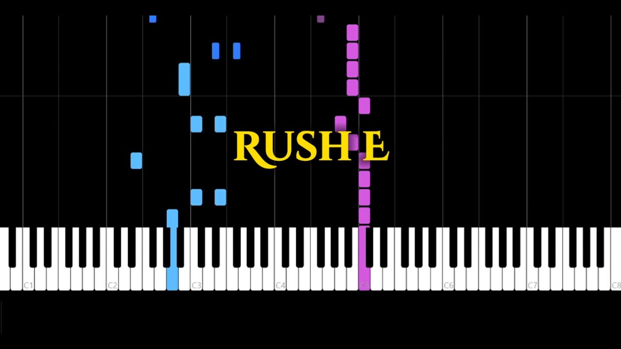 Rush E Piano Tutorial Youtube
