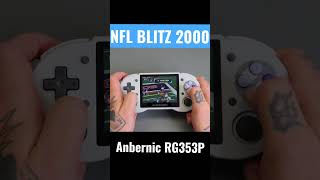 Anbernic RG353P Handheld Game Console In NFL Blitz Action! #shorts #nfl #gamer