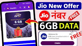 Jio New Offer | Jio 6GB Data Free Myjio App Play&Win | Cadbury Shoclairs Gold 6GB Free Data Jio नंबर
