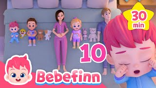 Ten in a Bed and Five Little Sharks | Count Numbers Together | Compilation | Bebefinn Nursery Rhymes