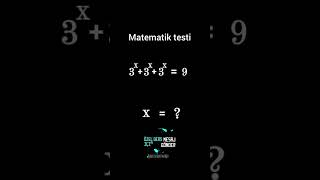 Günün matematik testi