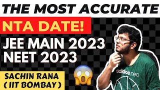 🤔JEE 2023 Expected Date | NEET 2023 Exam Date | Sachin Rana IITB