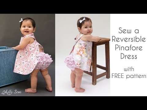 How to Sew a Criss Cross Pinafore Baby Girl Dress How to Sew a Criss Cross Pinafore Baby Girl Dress