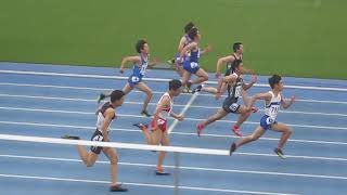 20190427東京陸上競技選手権　中学男子100m決勝