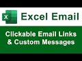 Clickable Email Links & Buttons in Excel