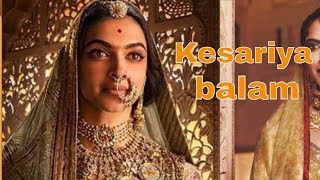 Kesariya balam Official Padmavati Video Song HD| Ranveer Singh | Shahid Kapoor | Deepika Padukone