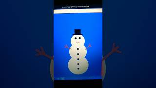 make snowman ☃️ using python turtle #computer