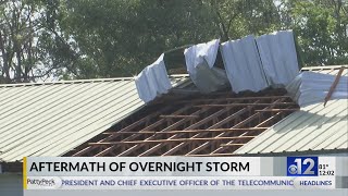 Overnight storms cause damage in Jackson-metro area