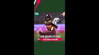 Know your World Cup player: Aaliyah Alleyne | #CWC22