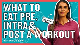 What To Eat Pre, During And Post Workout | Nutritionist Explains... | Myprotein