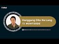 TJ Monterde - Hanggang Dito Na Lang (Official Music Visualizer)