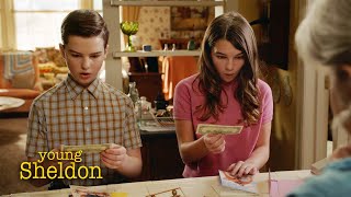 Sheldon and Missy Are in the Money | Young Sheldon