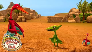 Flying With Mr. Q! | Dinosaur Train