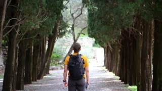 Exploring the island of Sveti Stefan