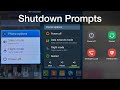 Samsung Galaxy Shutdown Prompts (2010-present)