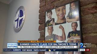 Nonprofit offers summer karate class to teach teens discipline, help them cope with violence