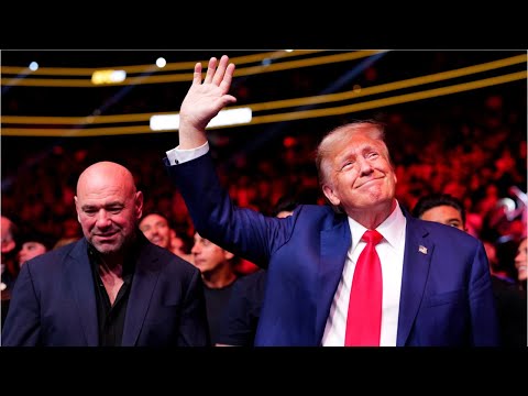 “Former President Donald Trump” Walks Out To Roaring Crowd At UFC 296 ...