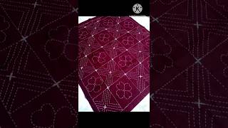 How to make nokshi katha design // #artstudionokshi #shortvideo #shorts