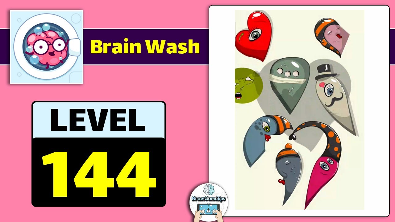 Brain Wash Puzzle Mind Game Level 144 Solution Game Solver