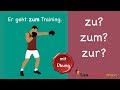 Learn German | Common Mistakes in German | zu, zum oder zur? | A1 | A2