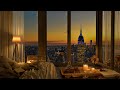 Amazing View Outside My Window - A Luxury NYC Apartment with Jazz Music for Relax and Study